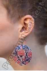 Ear Woman White Jewel Average